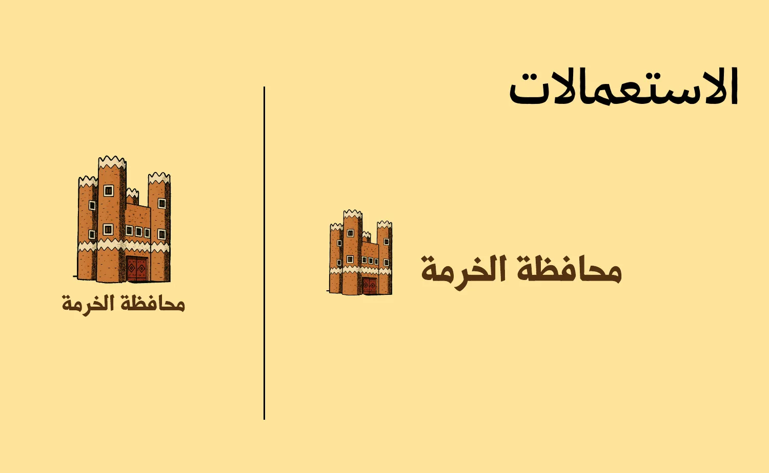الاستعمالات في هوية الخرمة